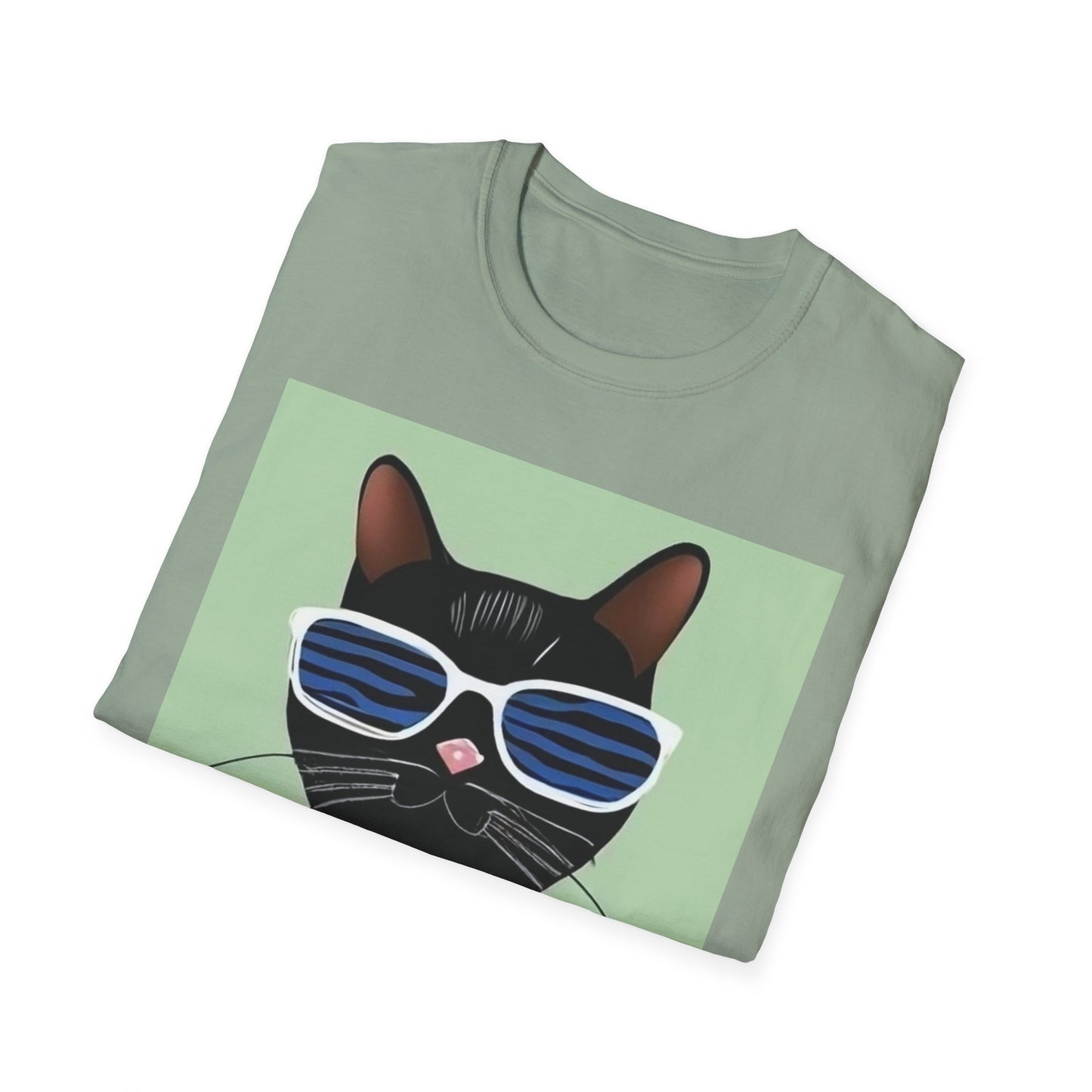 Cool Cat Vibes Unisex Softstyle T-Shirt