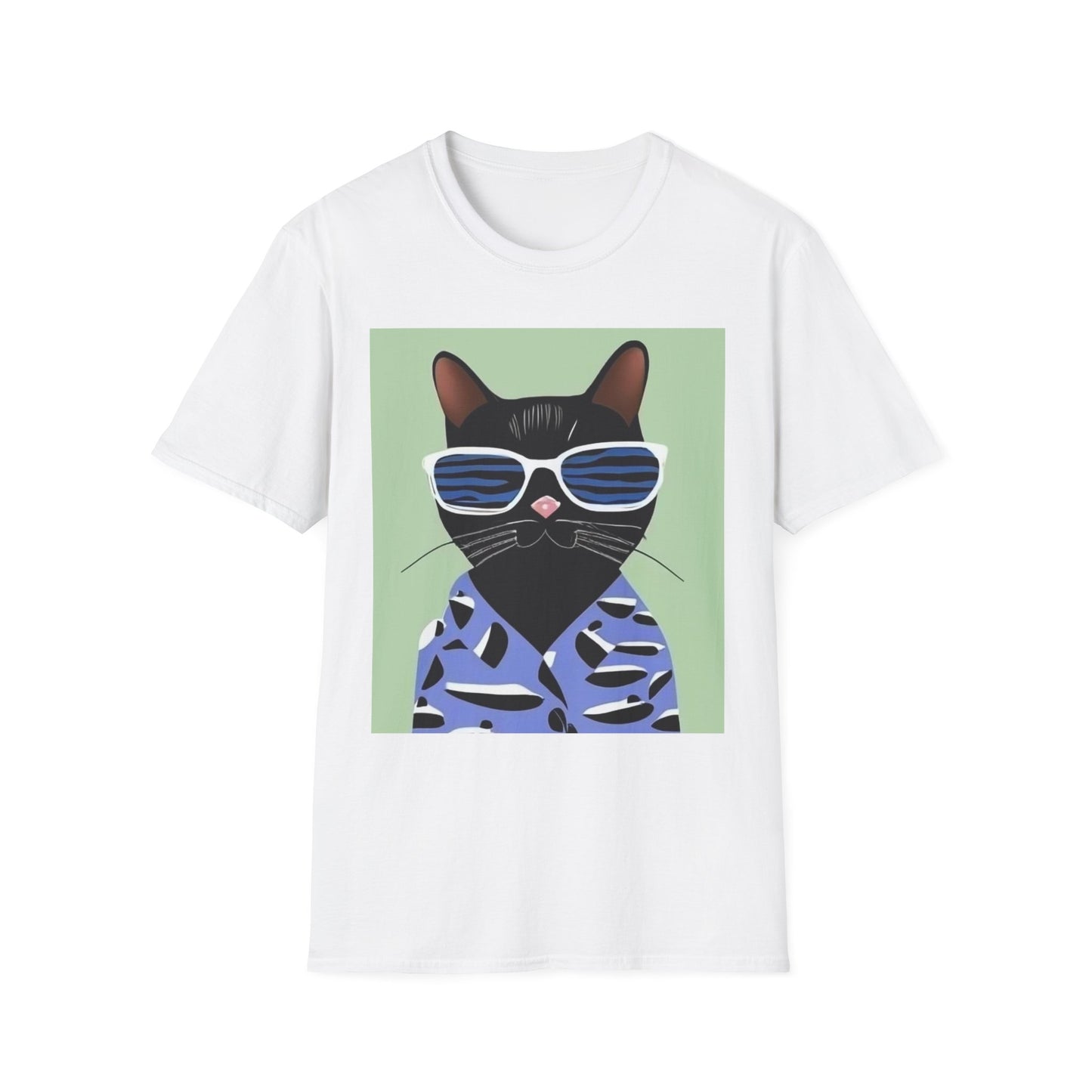 Cool Cat Vibes Unisex Softstyle T-Shirt