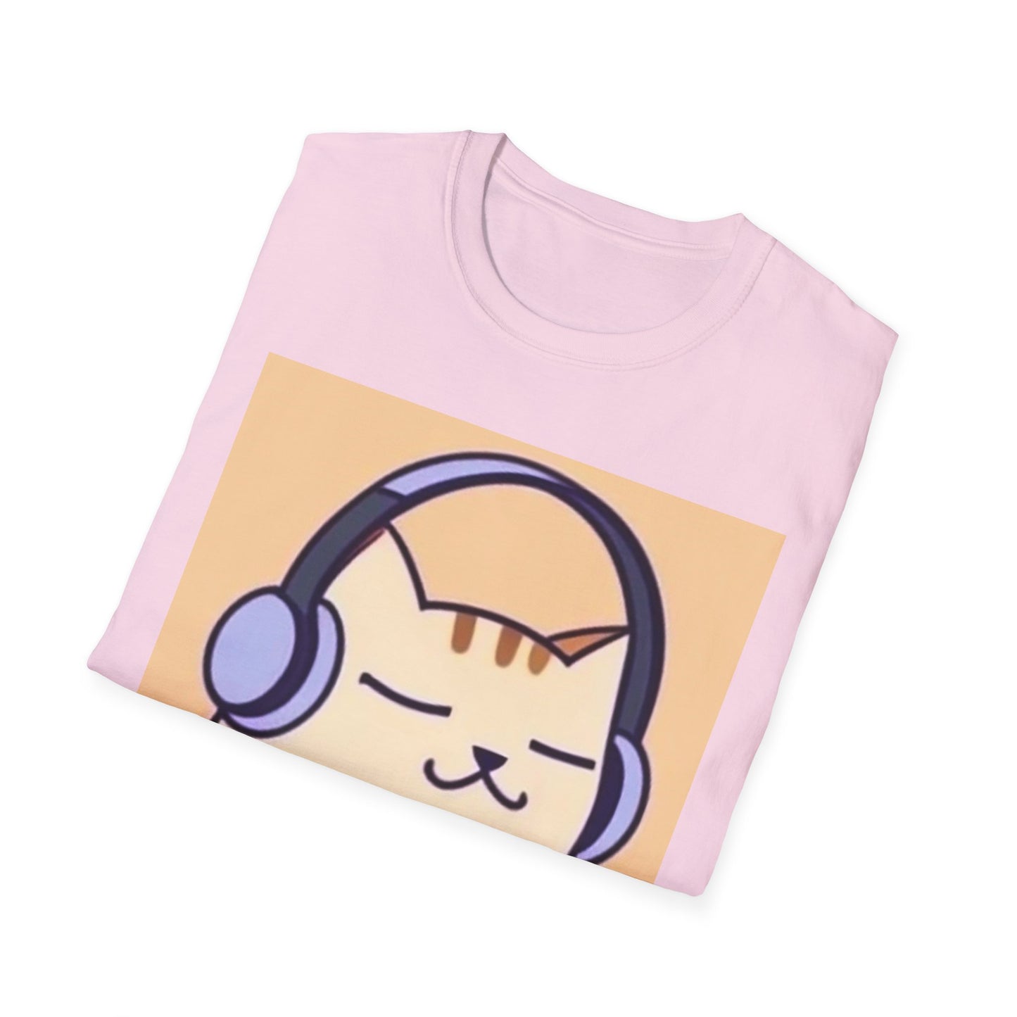 Unisex Softstyle  Music Cat T-Shirt