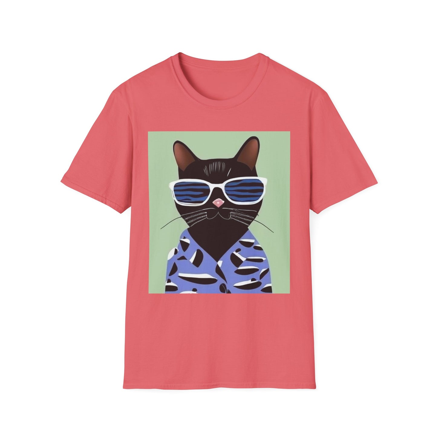 Cool Cat Vibes Unisex Softstyle T-Shirt