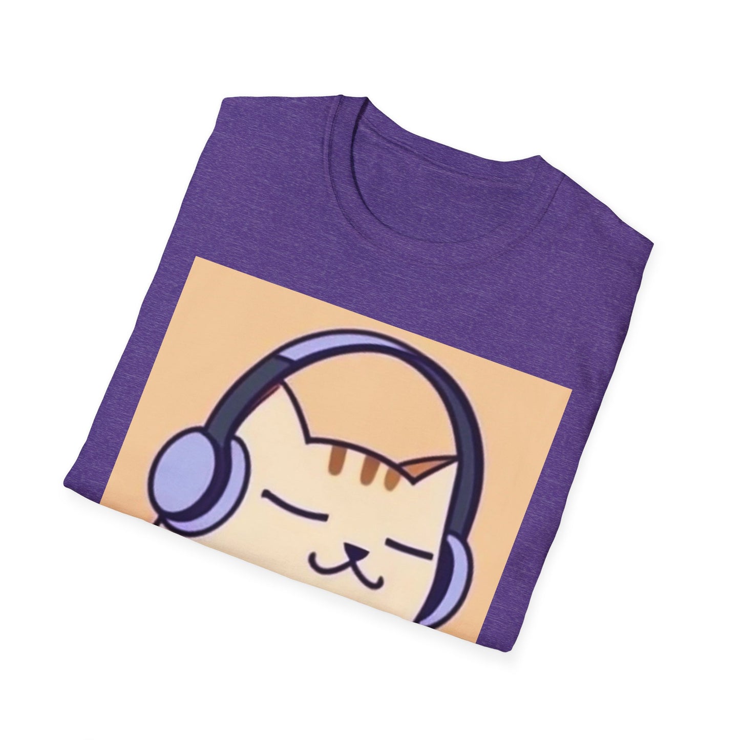 Unisex Softstyle  Music Cat T-Shirt