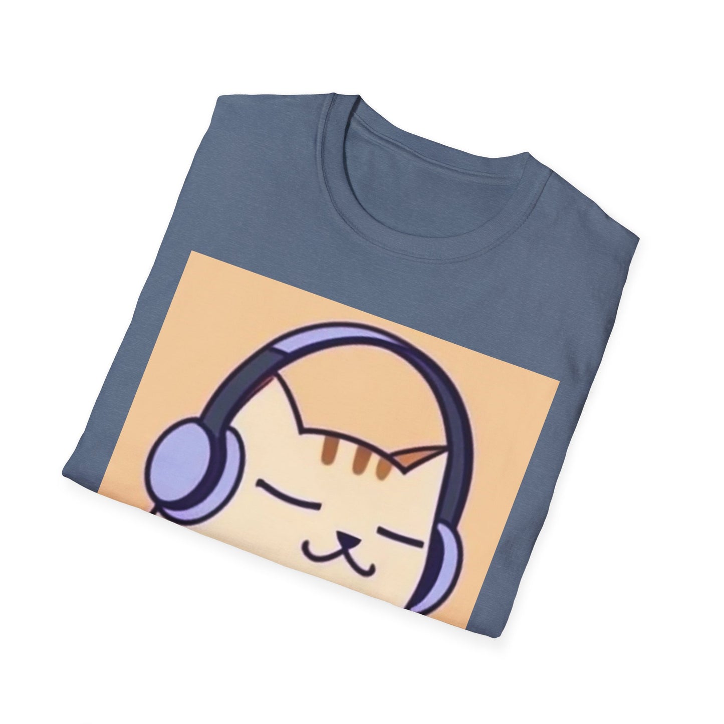 Unisex Softstyle  Music Cat T-Shirt