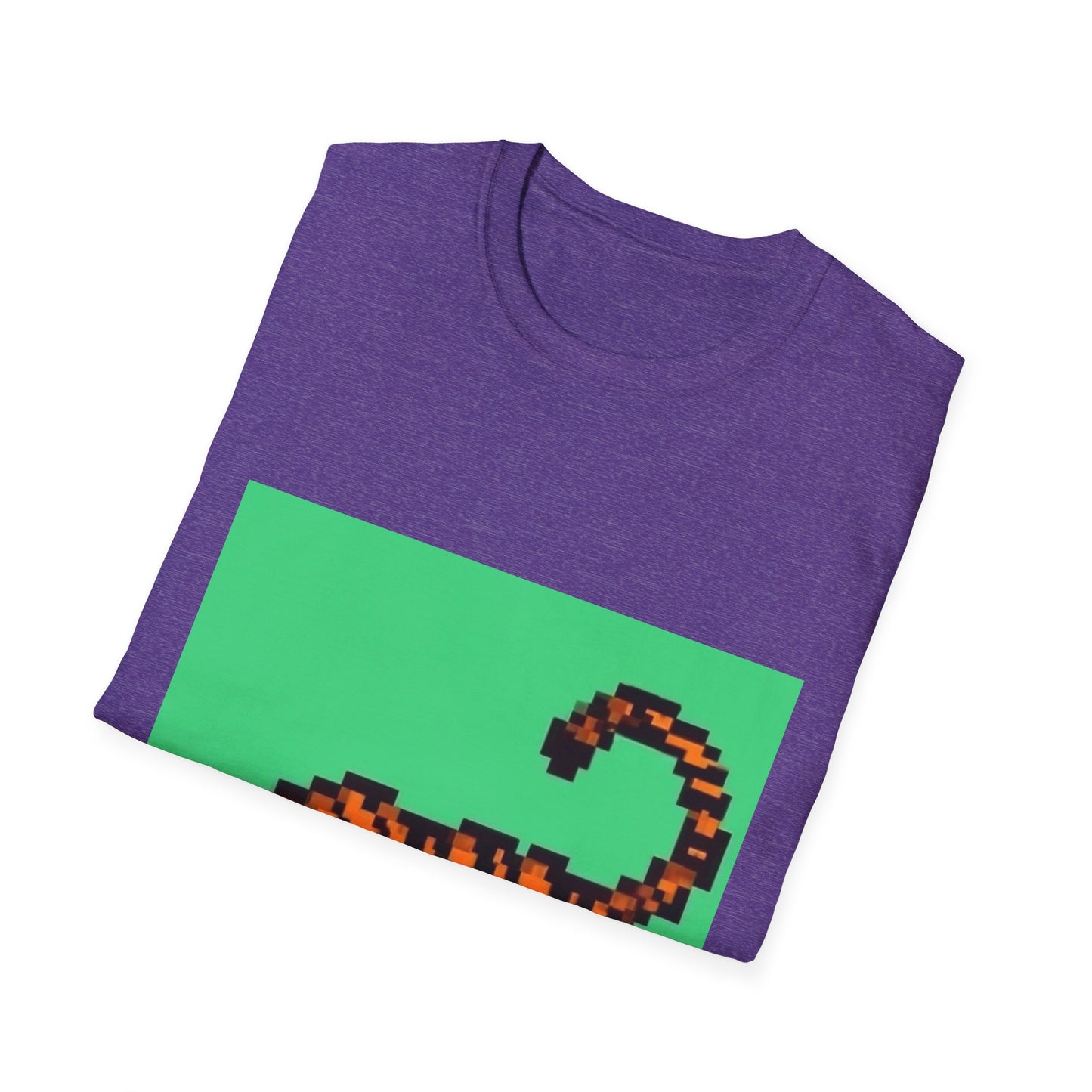 Unisex Softstyle T-Shirt Tiger Pixel Art