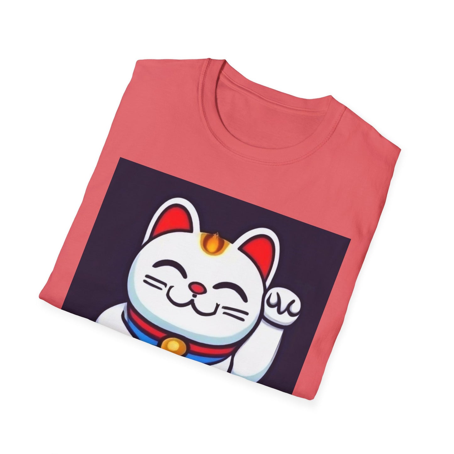 Unisex Softstyle Asian Cat T-Shirt