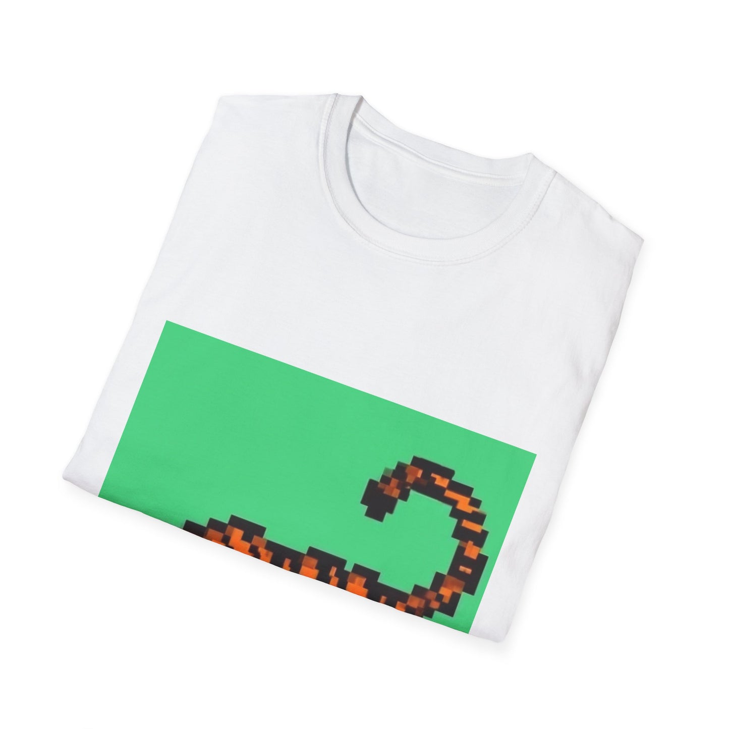 Unisex Softstyle T-Shirt Tiger Pixel Art