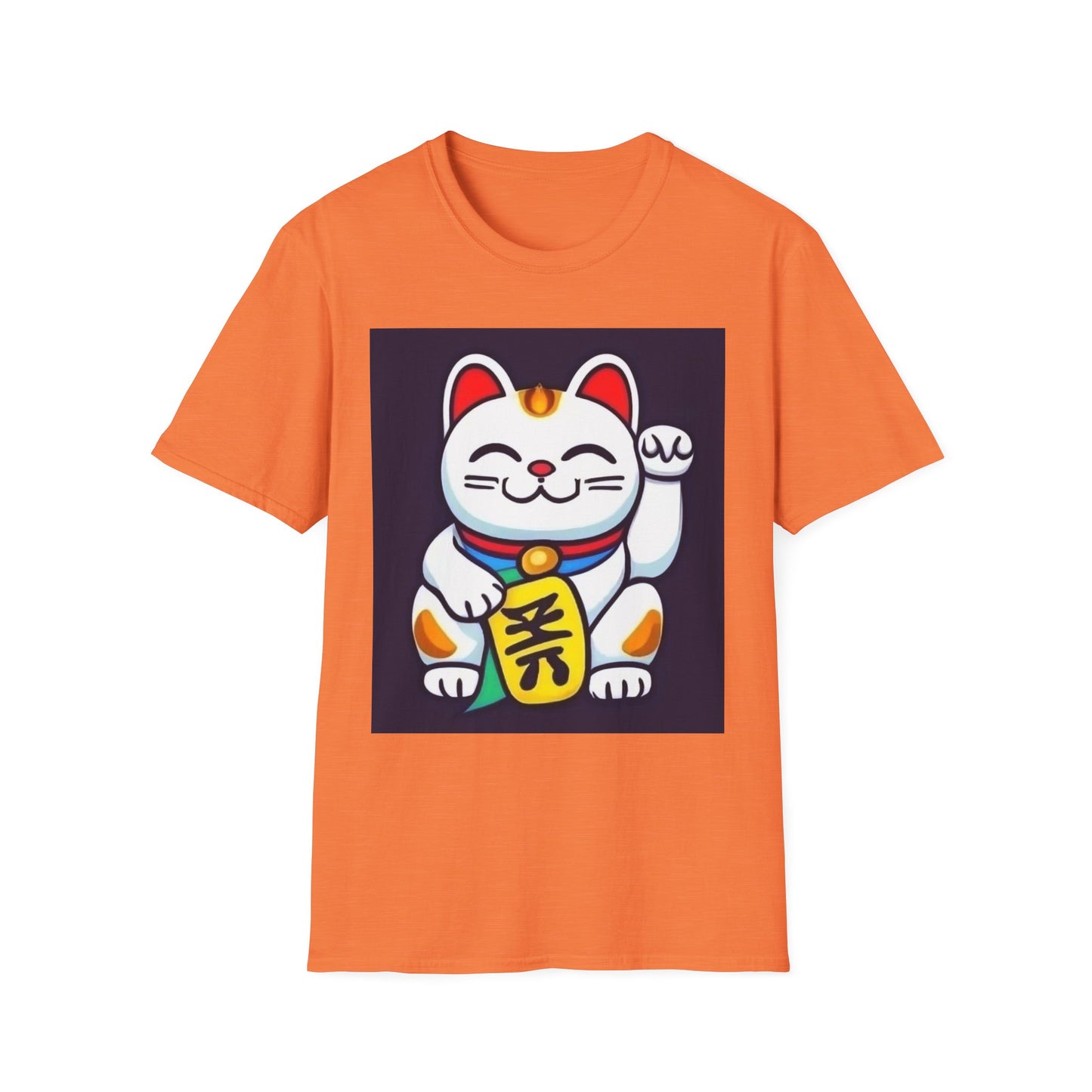 Unisex Softstyle Asian Cat T-Shirt