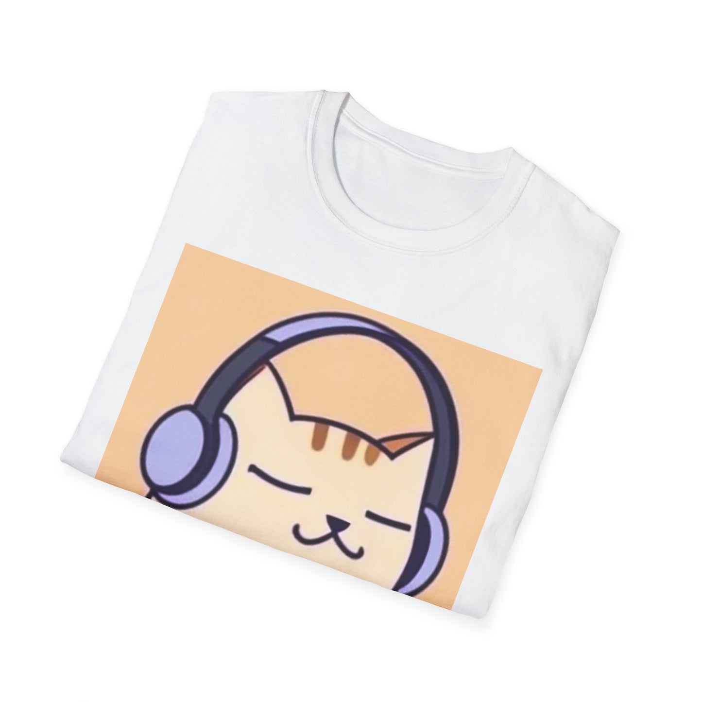 Unisex Softstyle  Music Cat T-Shirt