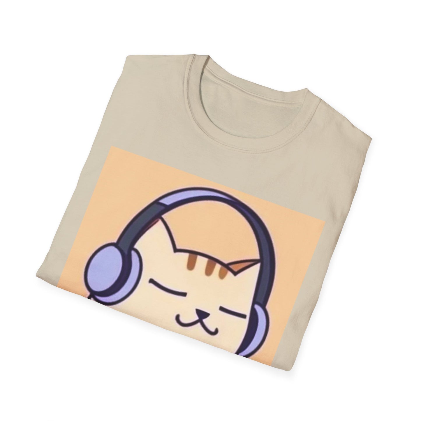 Unisex Softstyle  Music Cat T-Shirt