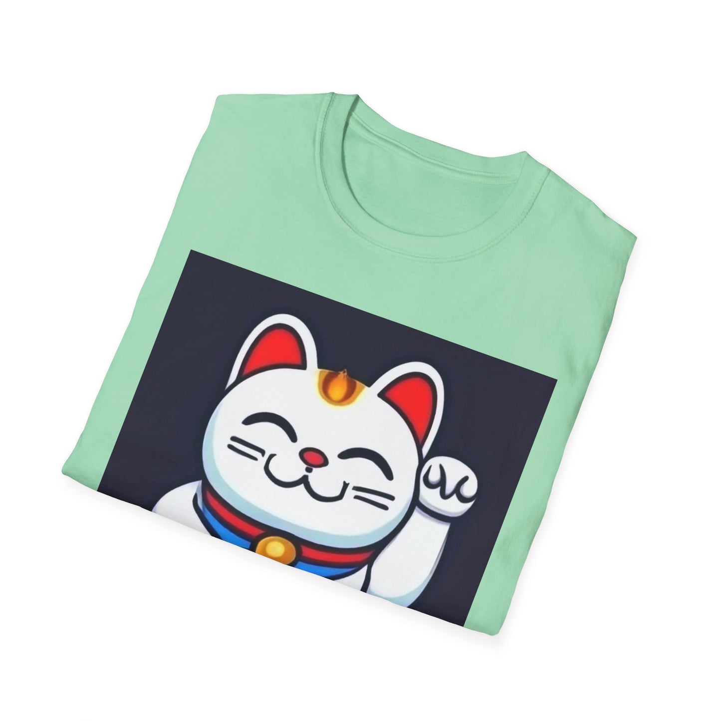 Unisex Softstyle Asian Cat T-Shirt