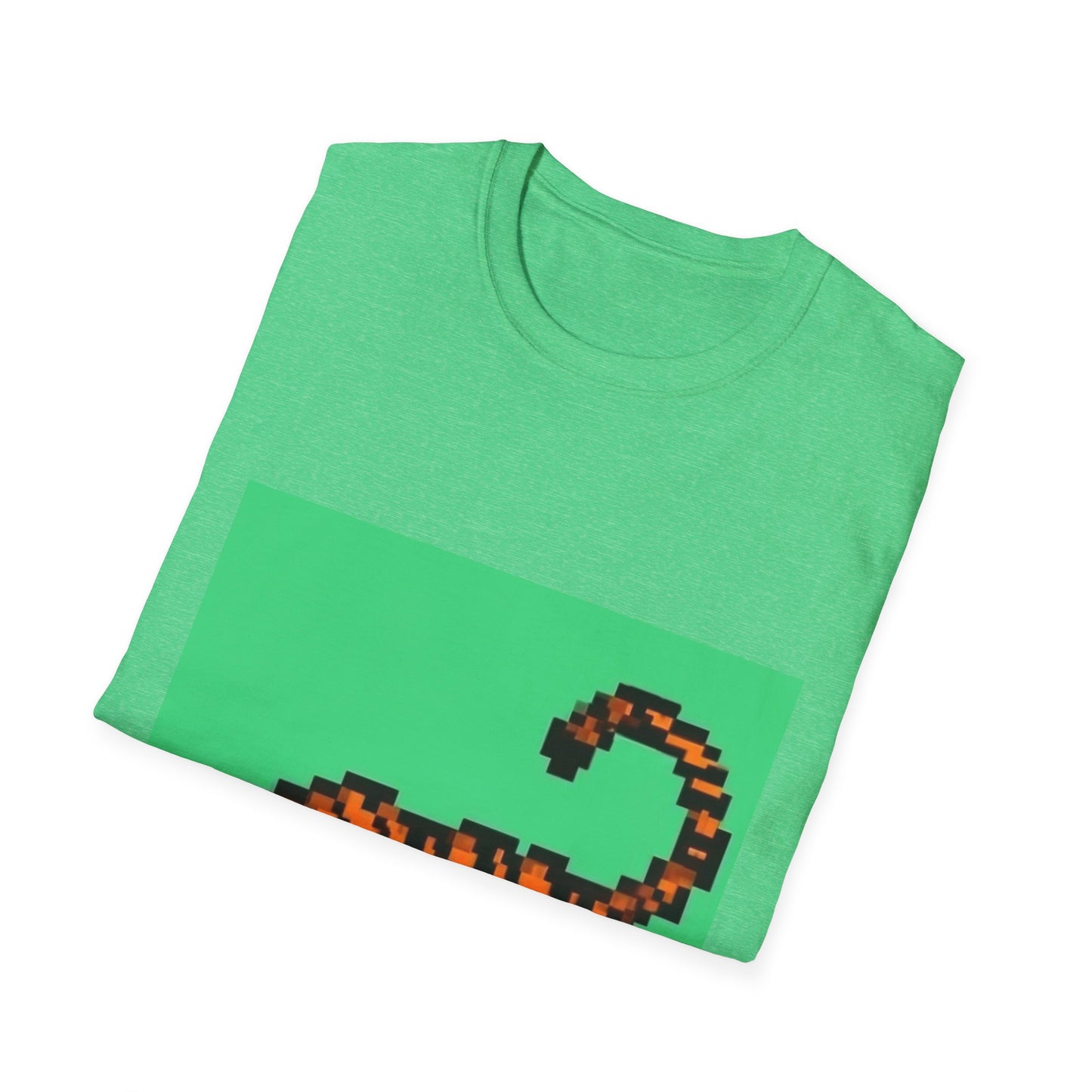 Unisex Softstyle T-Shirt Tiger Pixel Art