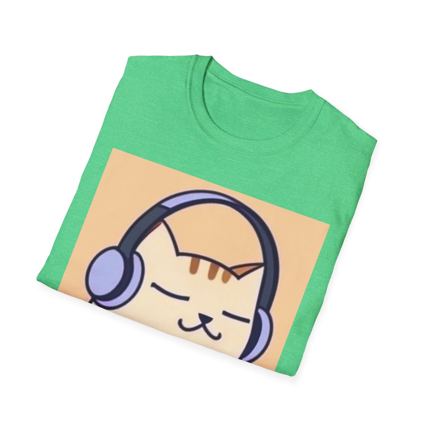 Unisex Softstyle  Music Cat T-Shirt