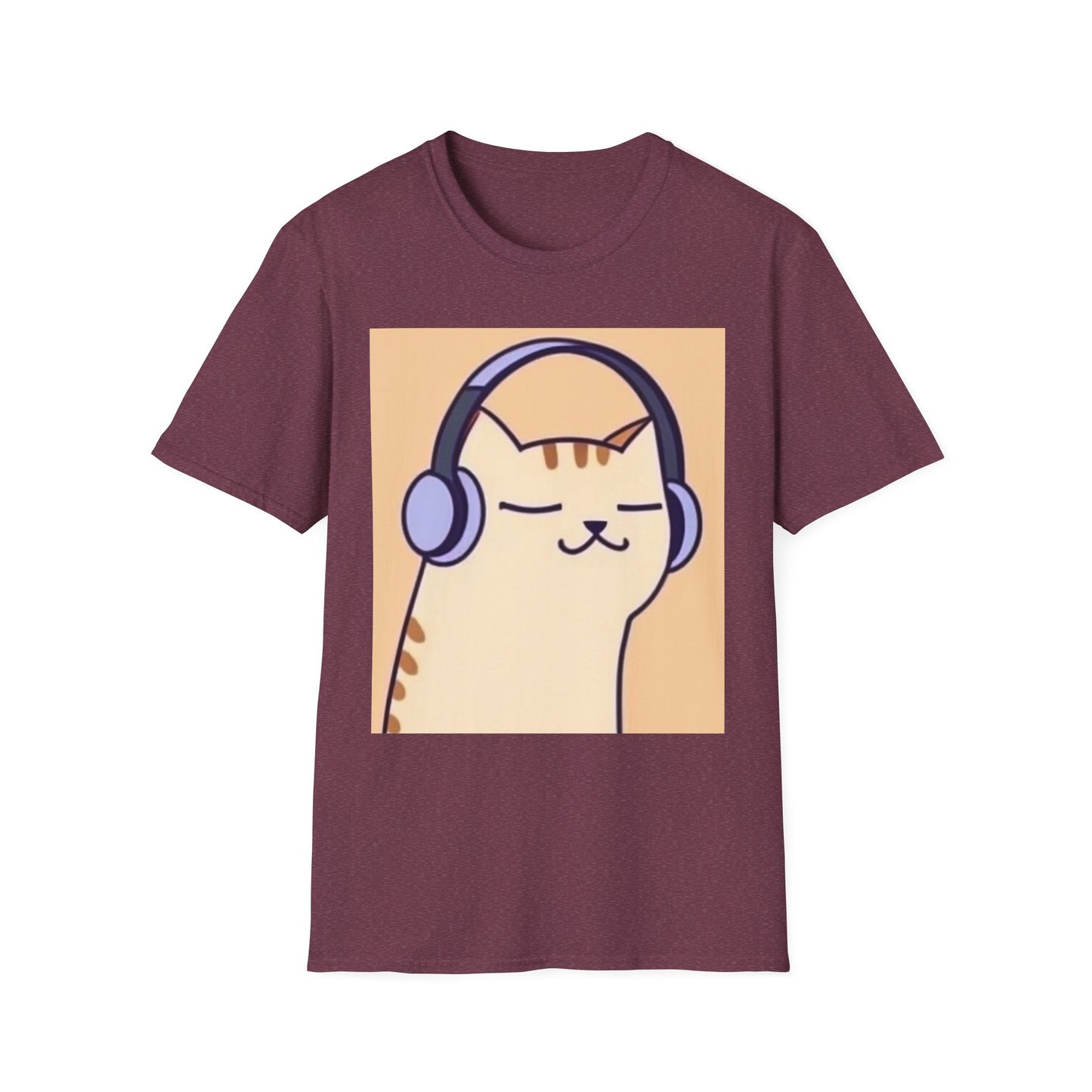 Unisex Softstyle  Music Cat T-Shirt