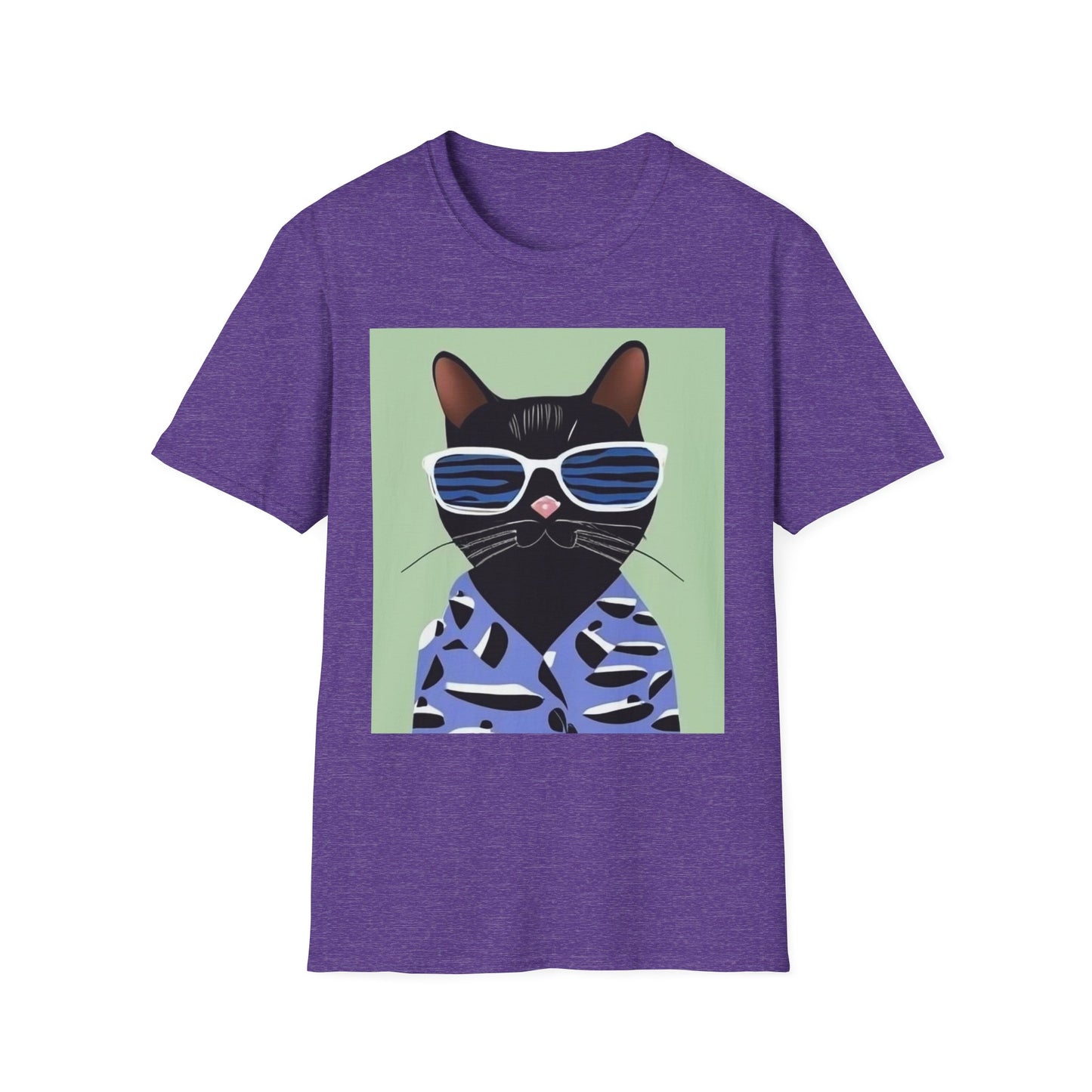 Cool Cat Vibes Unisex Softstyle T-Shirt