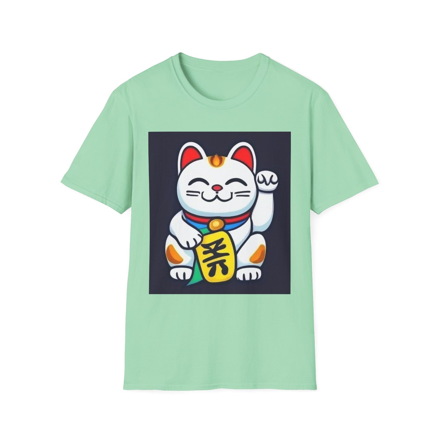 Unisex Softstyle Asian Cat T-Shirt