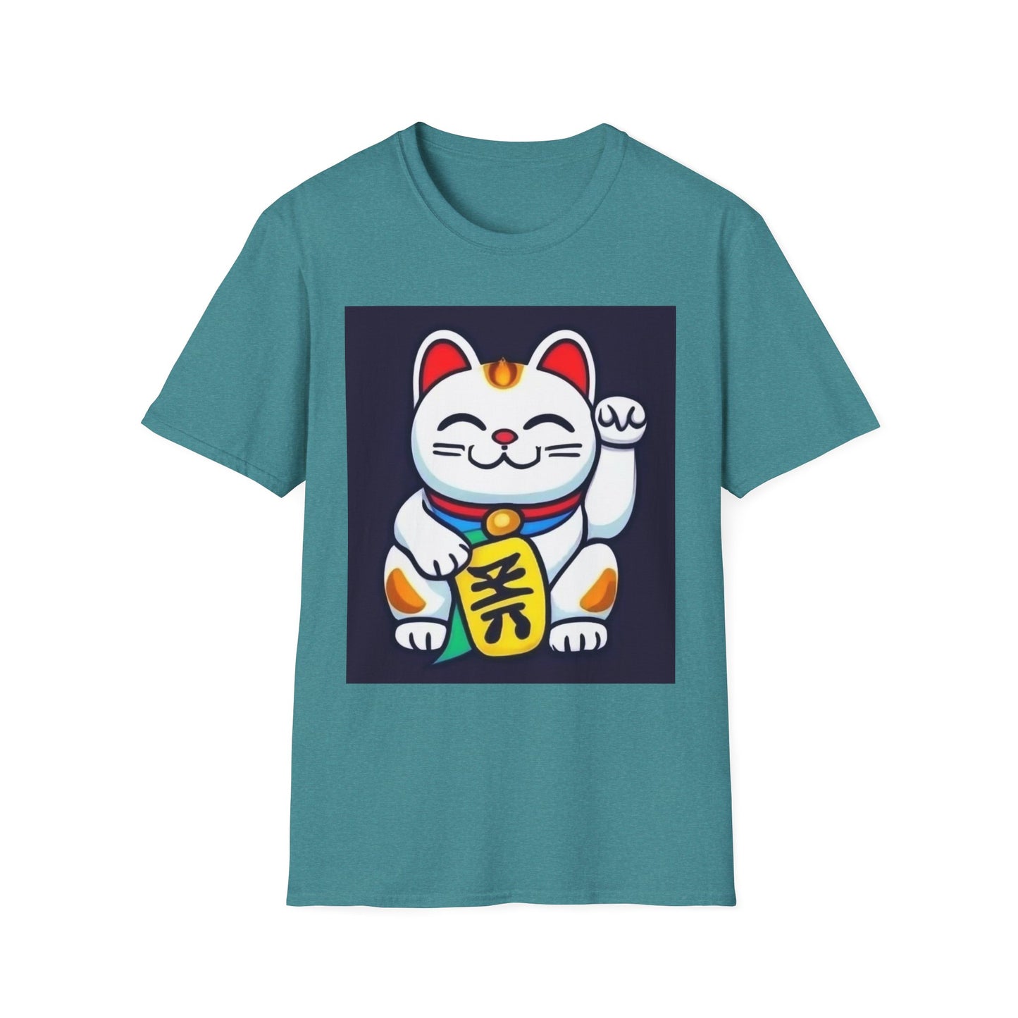 Unisex Softstyle Asian Cat T-Shirt