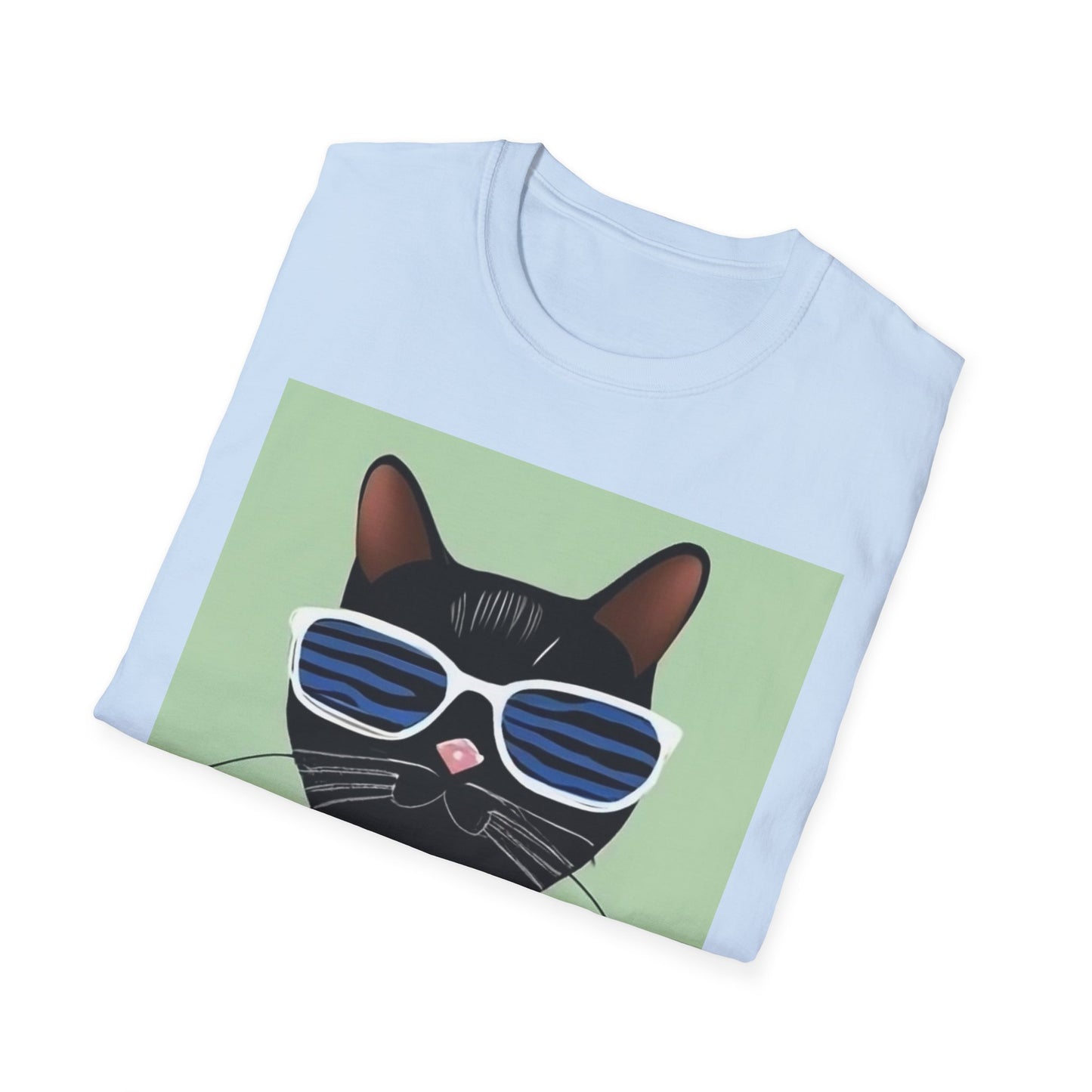 Cool Cat Vibes Unisex Softstyle T-Shirt