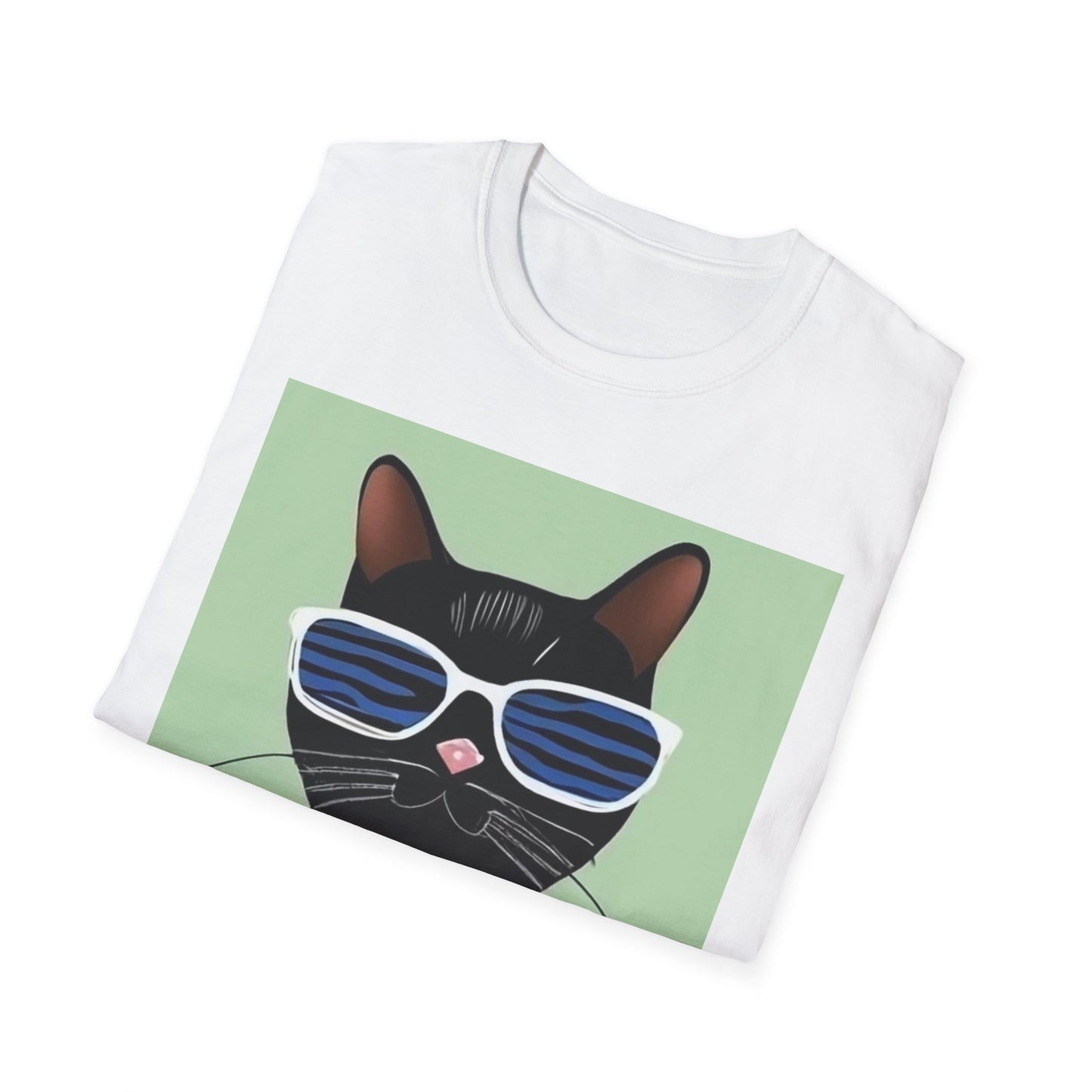 Cool Cat Vibes Unisex Softstyle T-Shirt