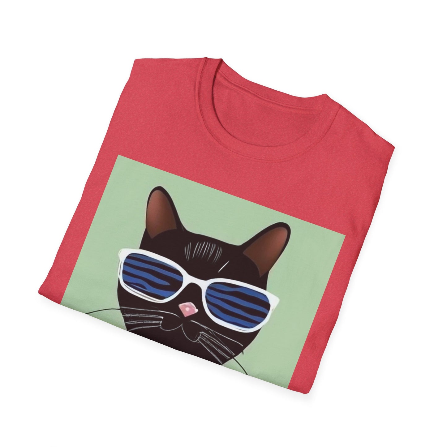 Cool Cat Vibes Unisex Softstyle T-Shirt