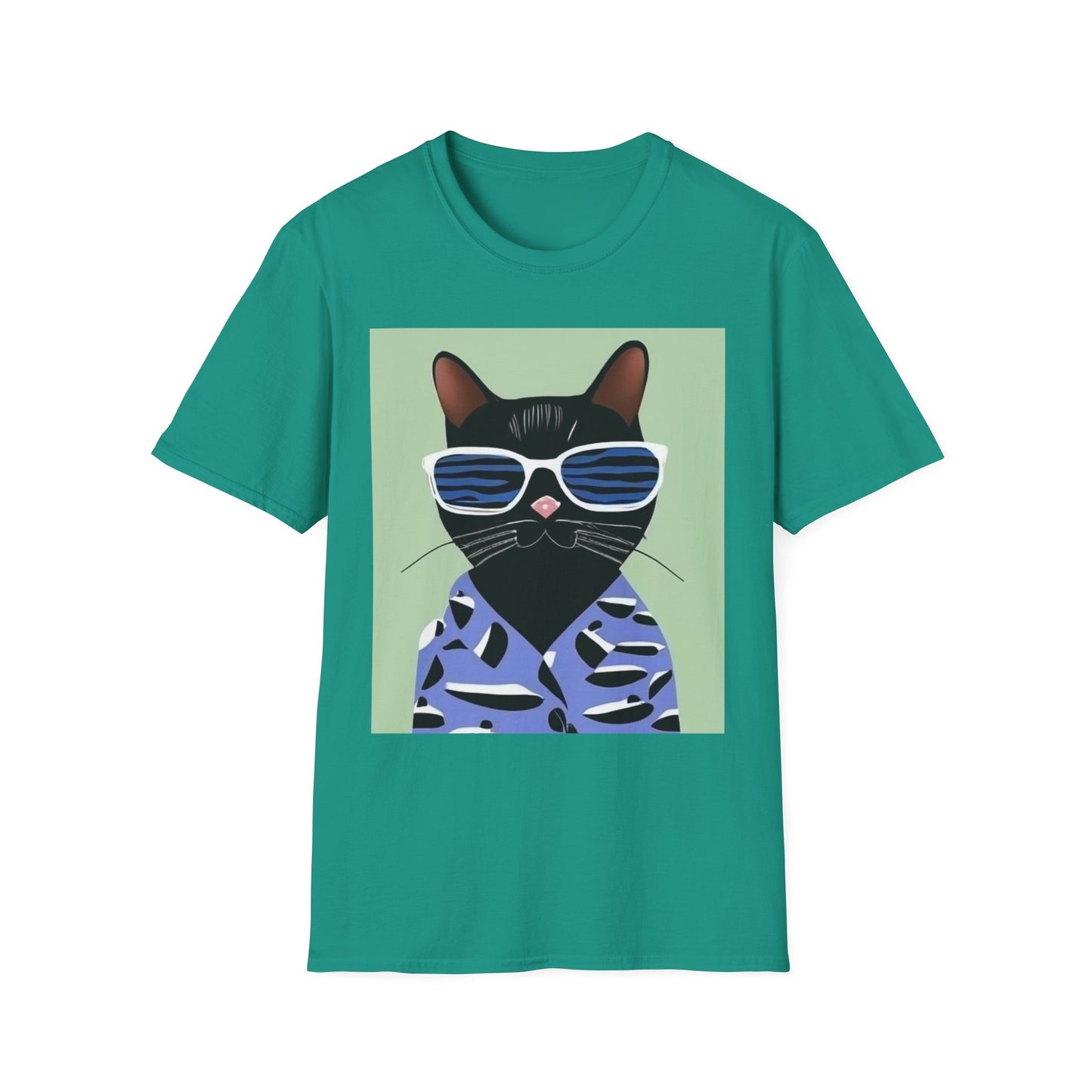 Cool Cat Vibes Unisex Softstyle T-Shirt