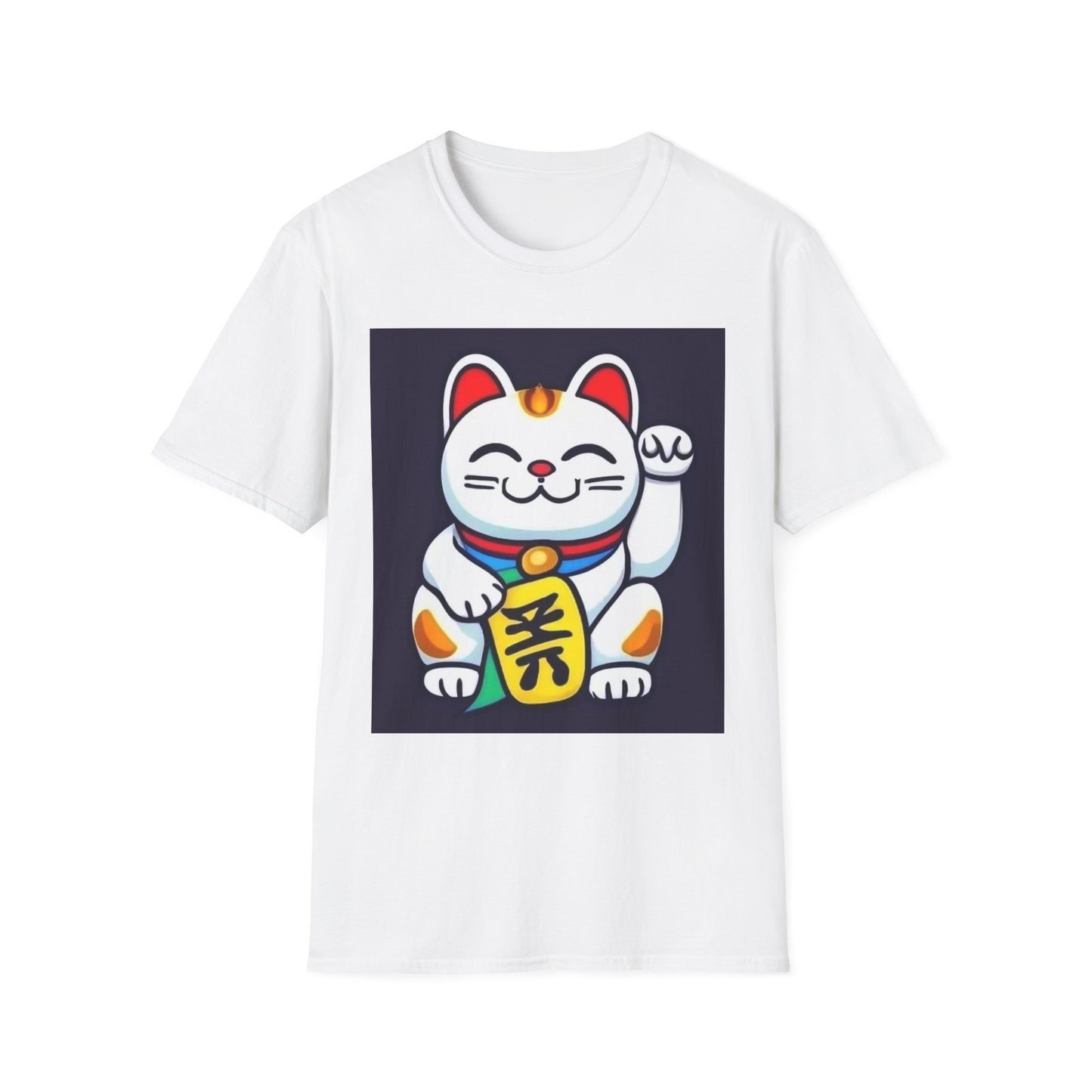 Unisex Softstyle Asian Cat T-Shirt