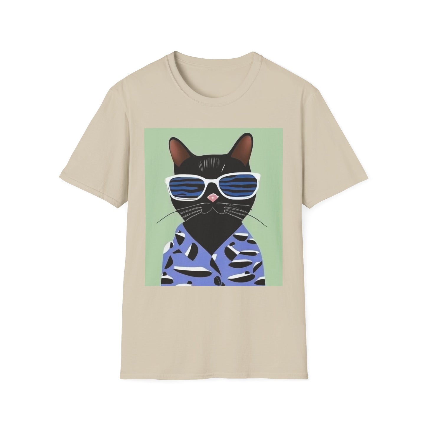 Cool Cat Vibes Unisex Softstyle T-Shirt