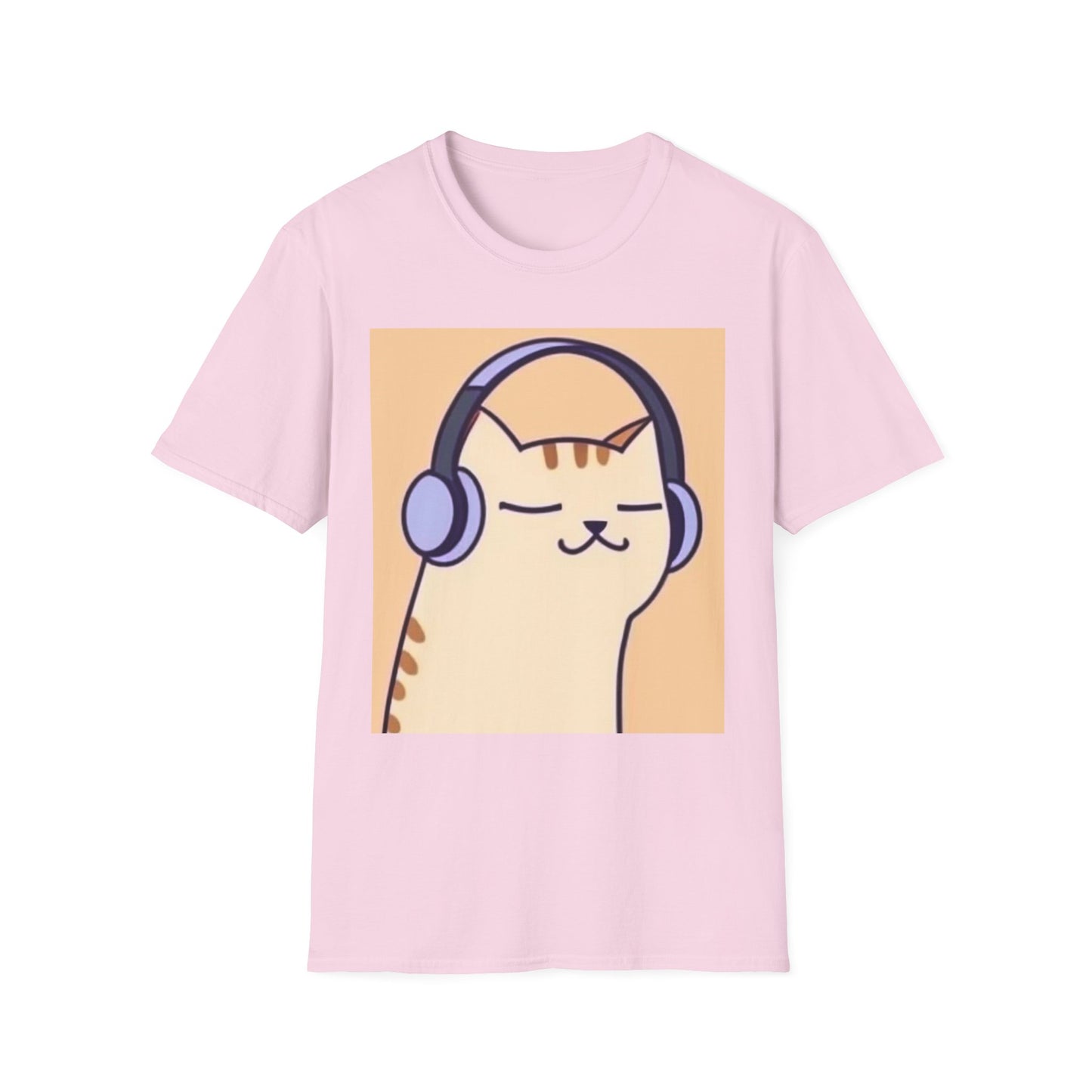 Unisex Softstyle  Music Cat T-Shirt