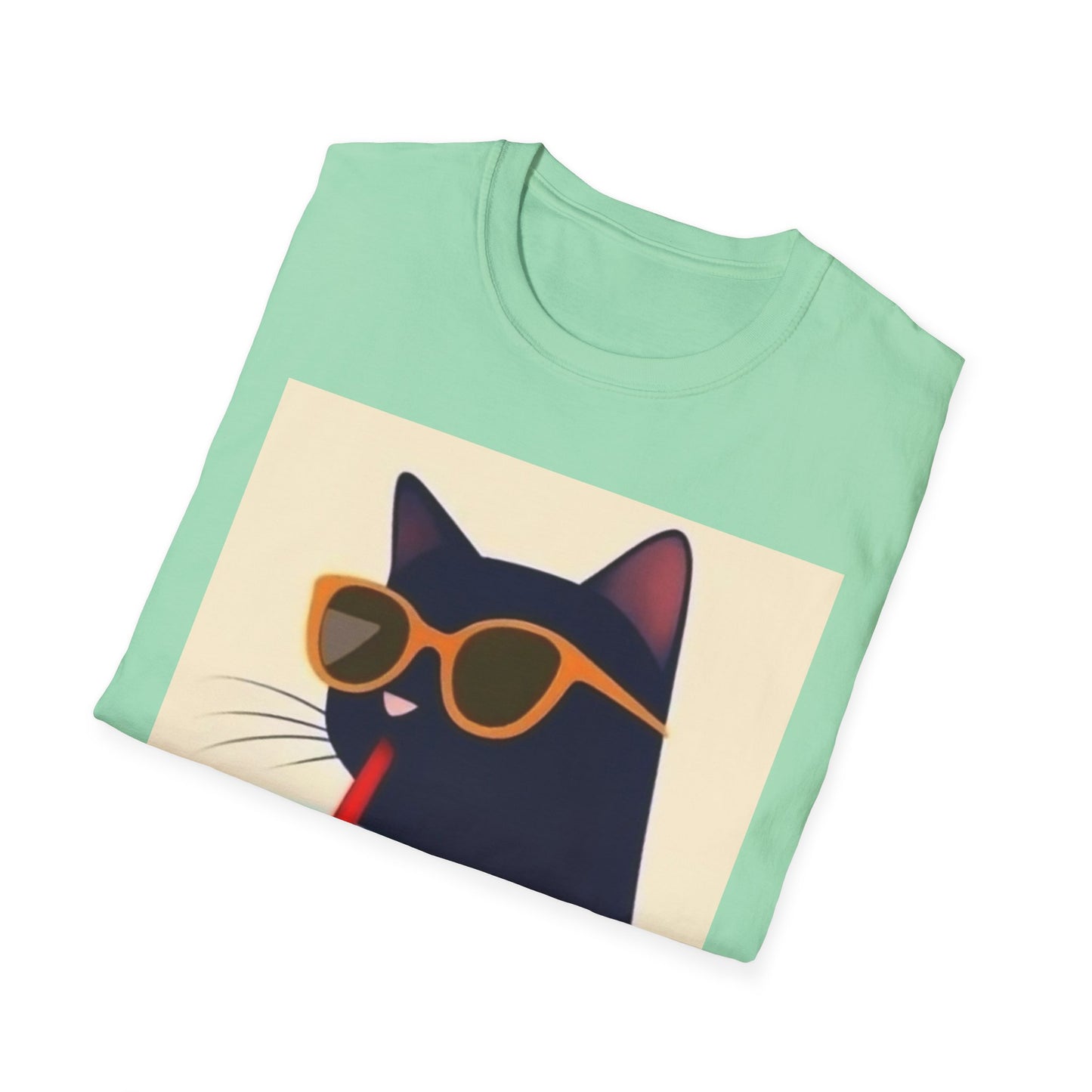 Chill Cat Unisex Softstyle T-Shirt - Perfect for Cat Lovers