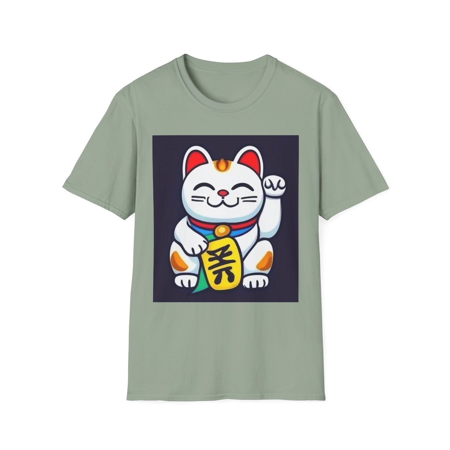 Unisex Softstyle Asian Cat T-Shirt