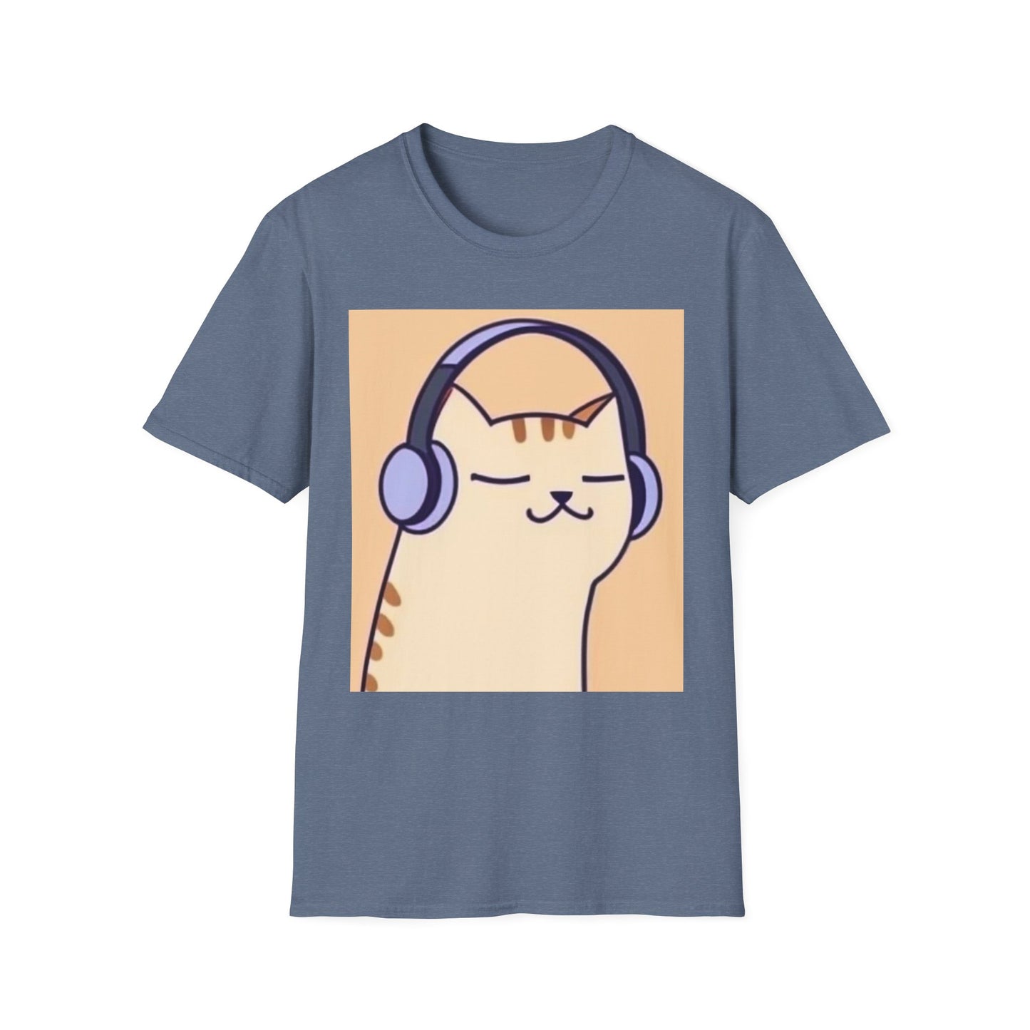 Unisex Softstyle  Music Cat T-Shirt