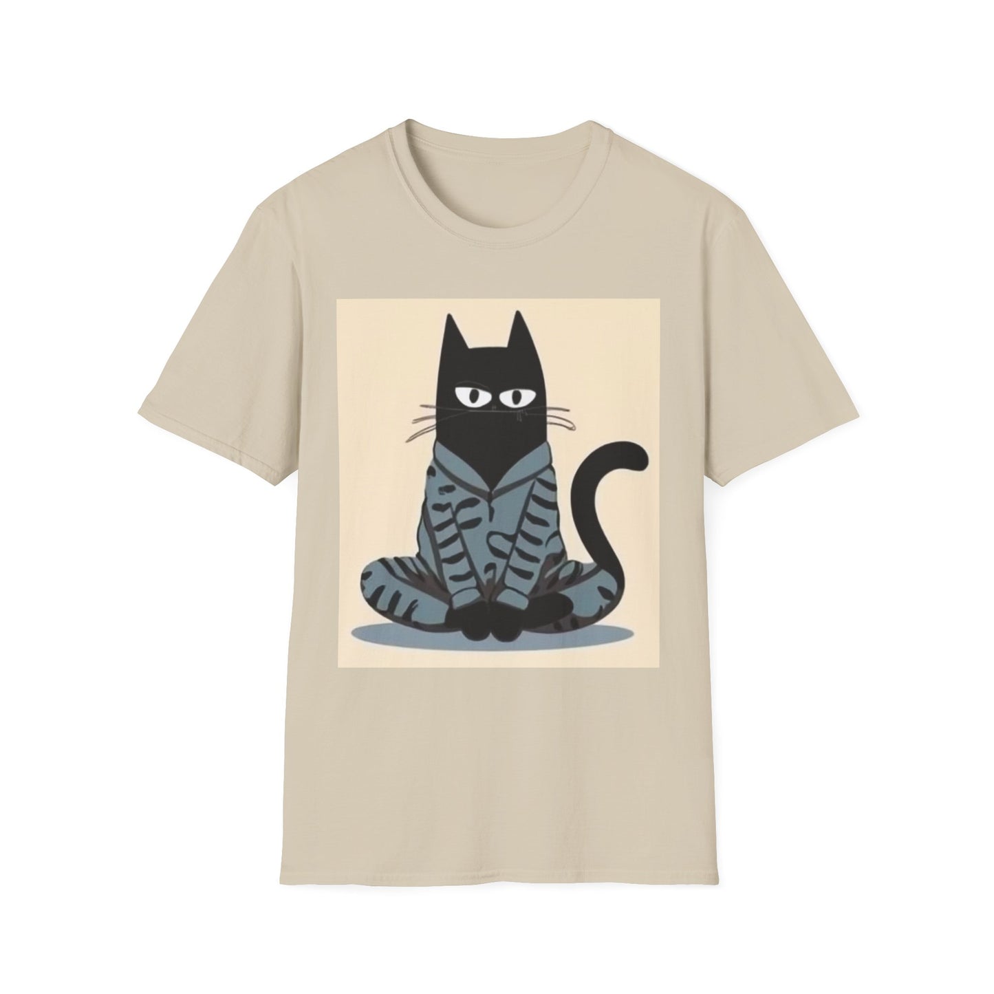 Cool Cat Graphic Unisex Softstyle T-Shirt - Fun & Stylish for Cat Lovers