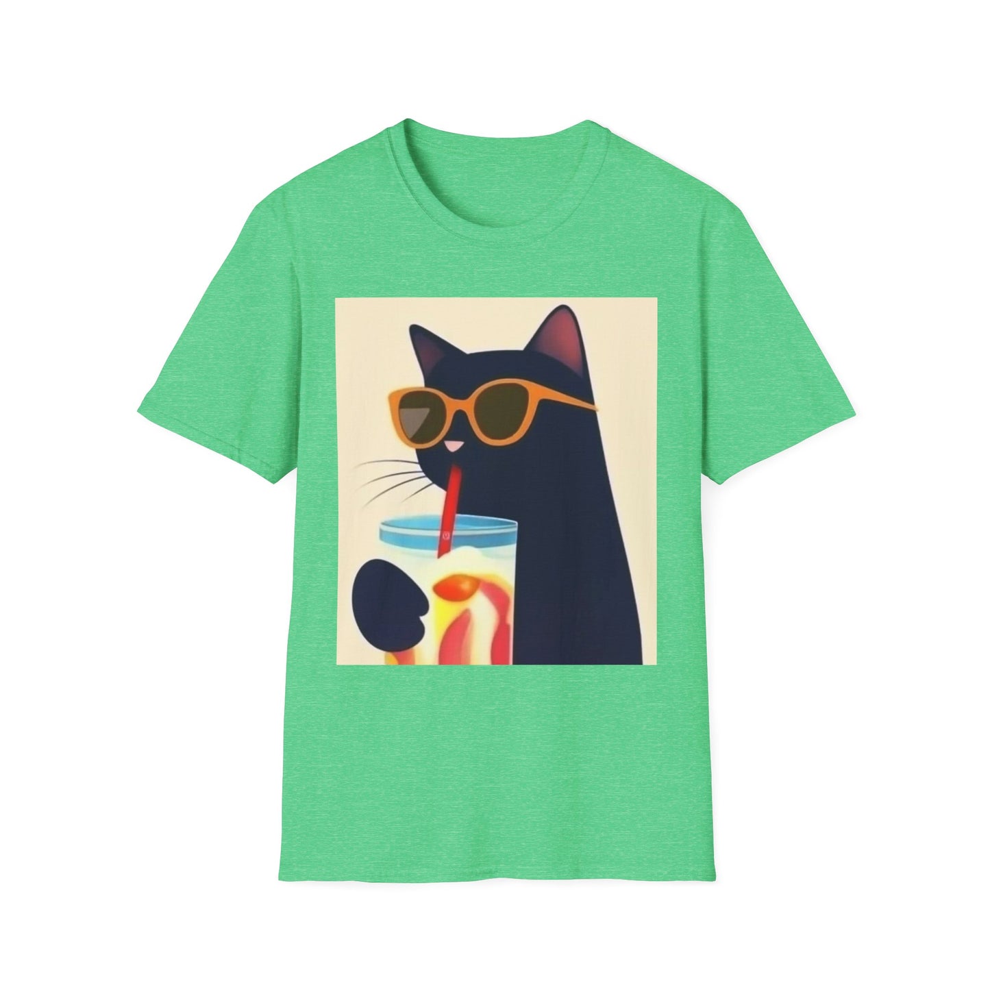 Chill Cat Unisex Softstyle T-Shirt - Perfect for Cat Lovers