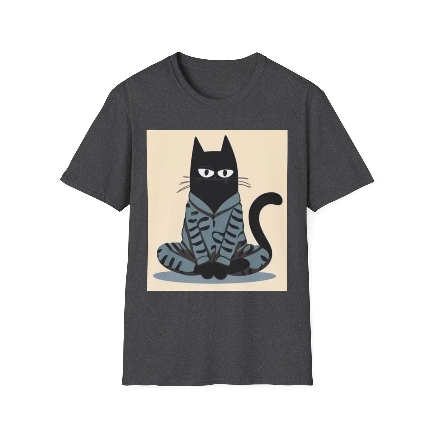 Cool Cat Graphic Unisex Softstyle T-Shirt - Fun & Stylish for Cat Lovers