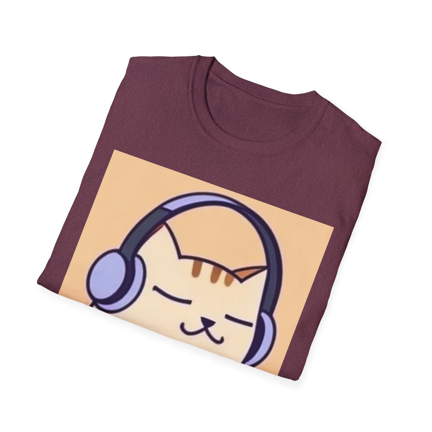 Unisex Softstyle  Music Cat T-Shirt