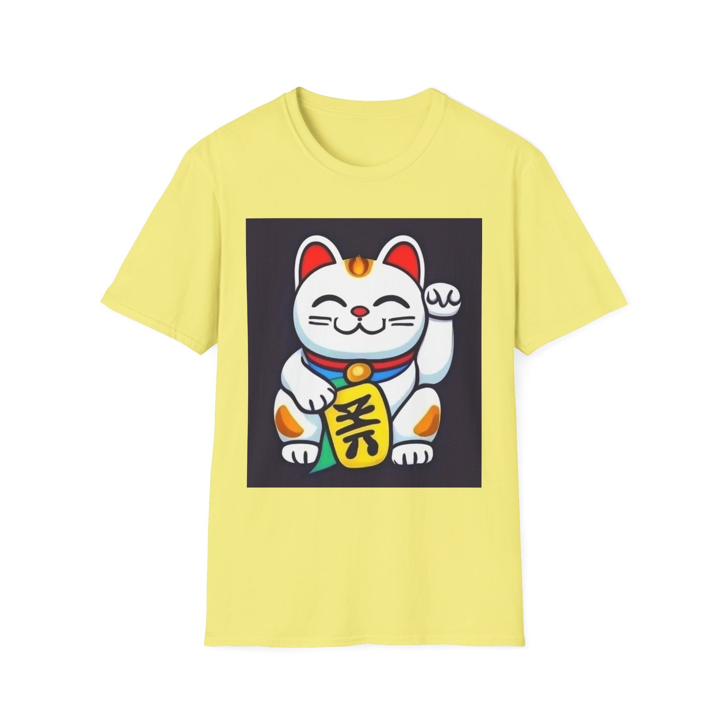 Unisex Softstyle Asian Cat T-Shirt