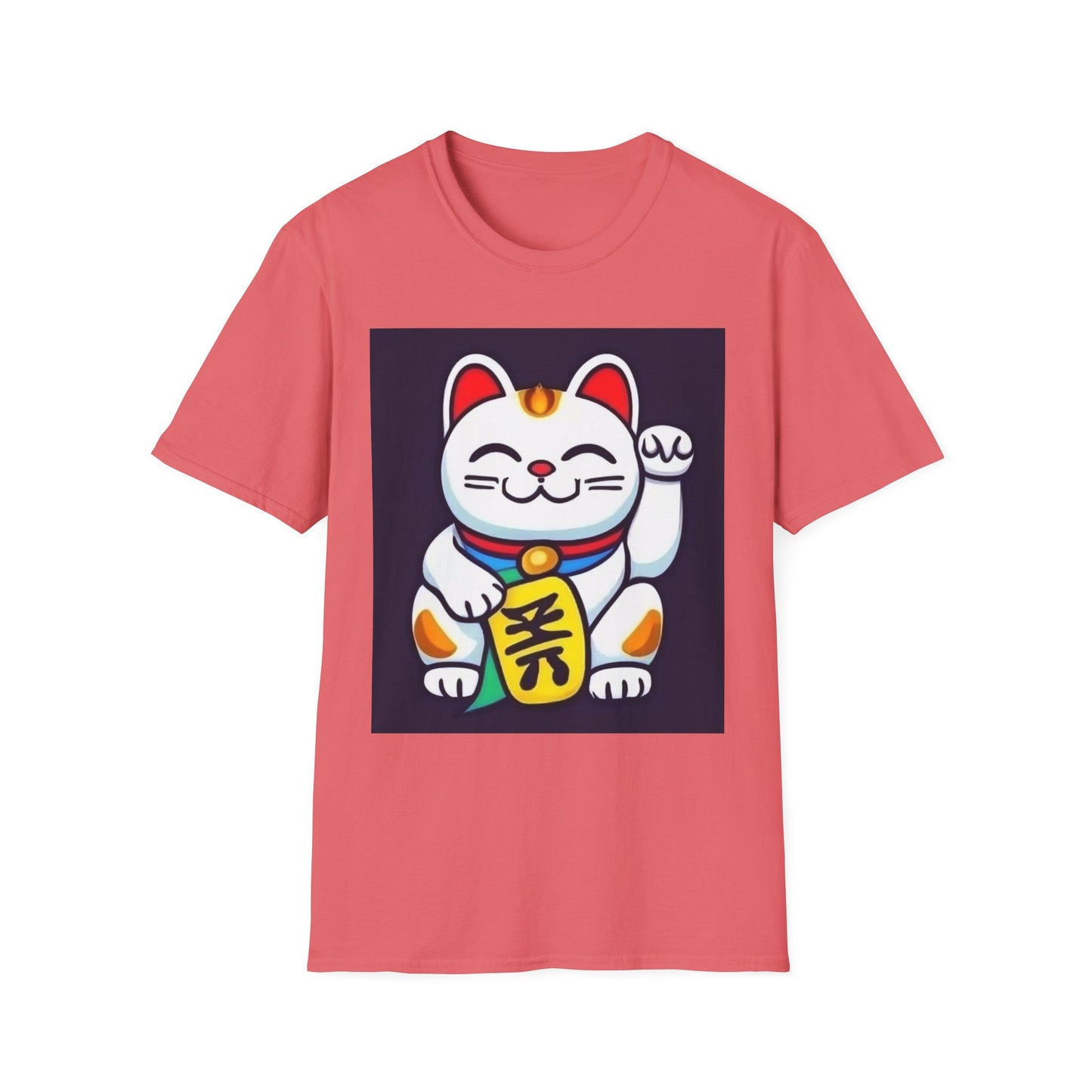 Unisex Softstyle Asian Cat T-Shirt