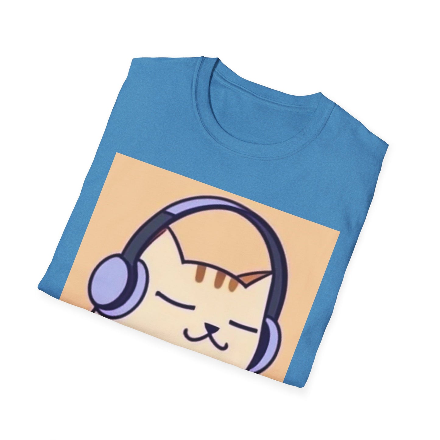 Unisex Softstyle  Music Cat T-Shirt