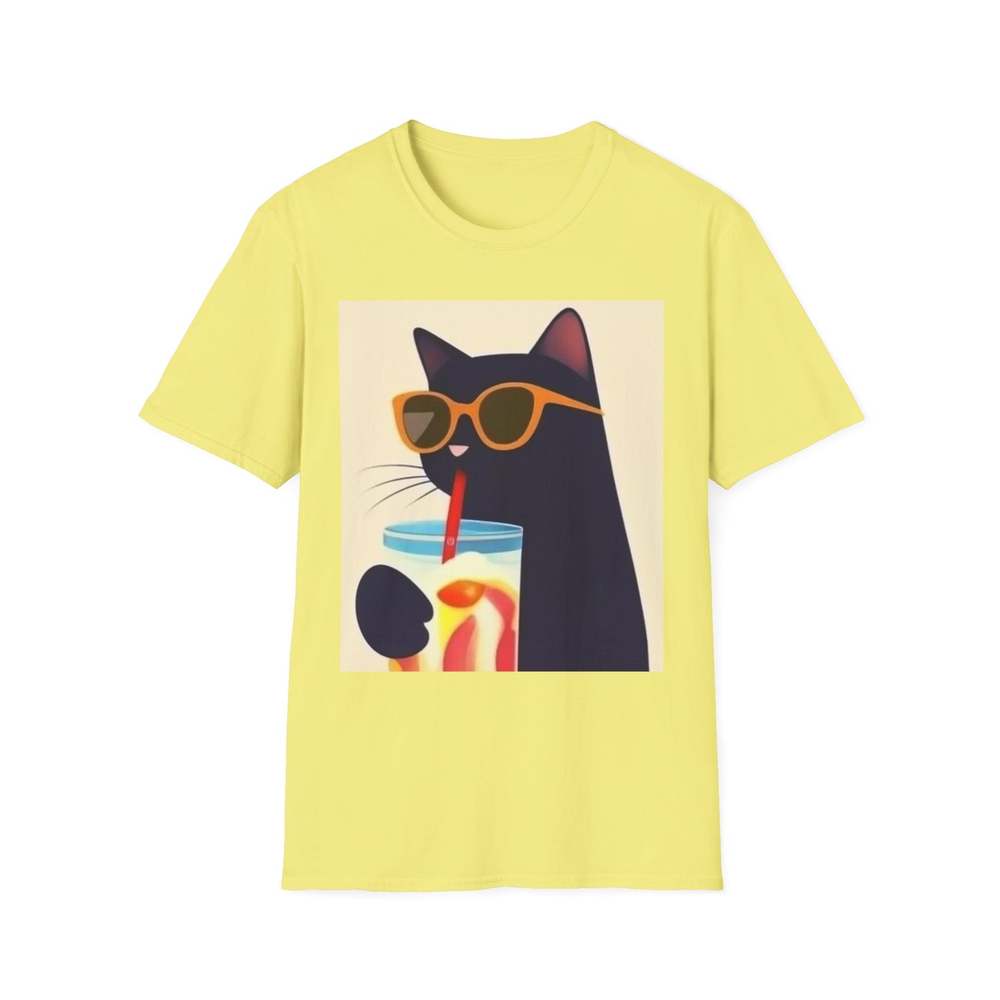 Chill Cat Unisex Softstyle T-Shirt - Perfect for Cat Lovers