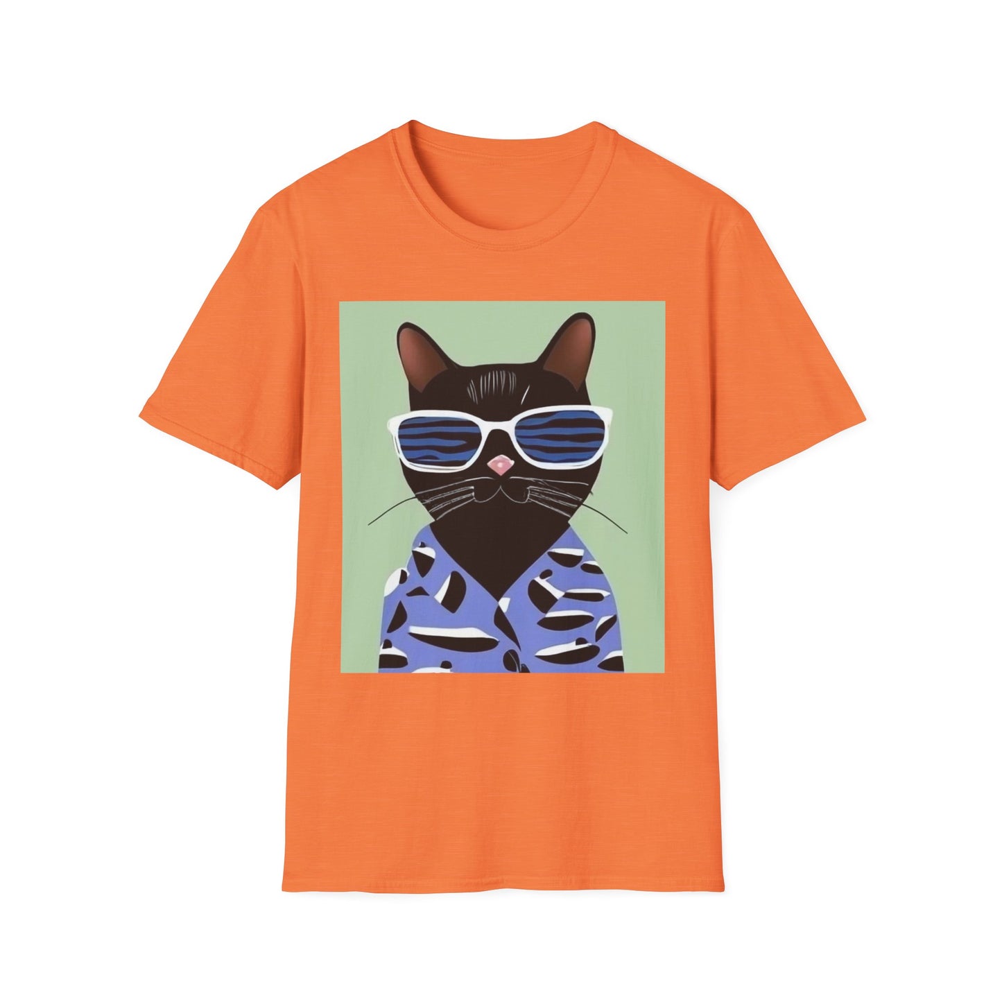 Cool Cat Vibes Unisex Softstyle T-Shirt